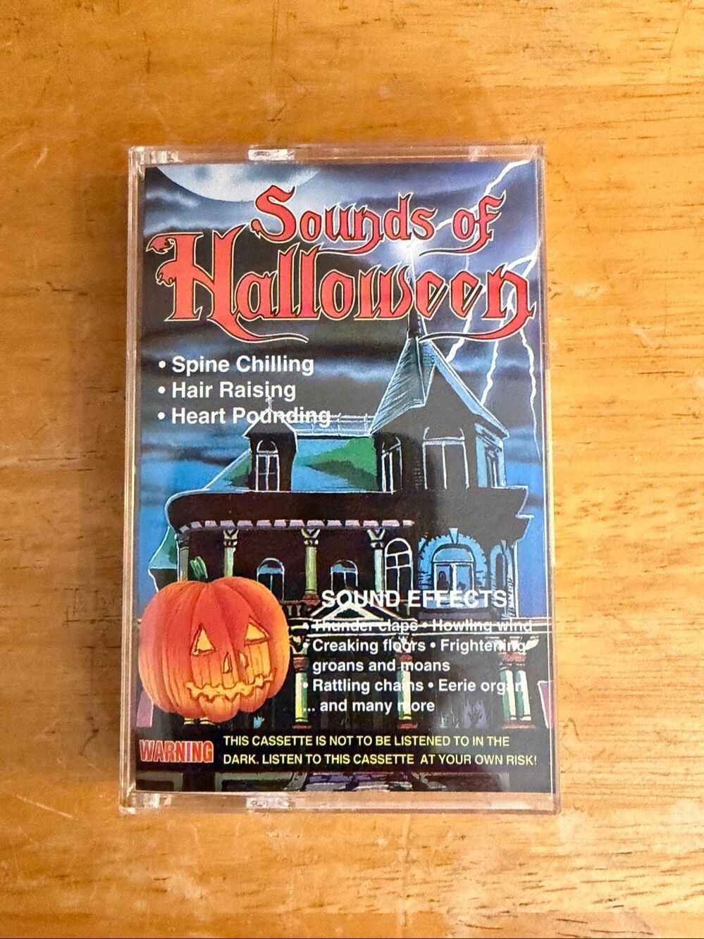 Sounds of Halloween Vintage Sound Effects Cassette Tape Haunted House Spooky (91